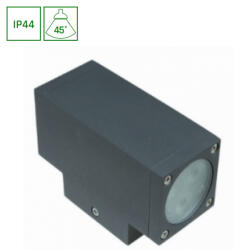 spectrumLED 2X3W 3000K IP44 TORRE homlokzati lámpatest szürke SpectrumLED (SP SLI003010WW)