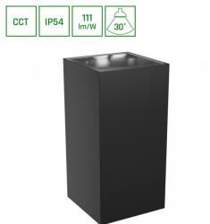 spectrumLED 18W CCT IP54 TORRE homlokzati lámpatest fekete SpectrumLED (SP SLI003024CCT_PW)