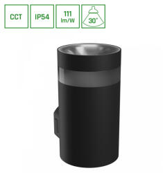 spectrumLED 9W CCT IP54 TORRE RING homlokzati lámpatest fekete SpectrumLED (SP SLI003025CCT_PW)
