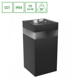spectrumLED 9W CCT IP54 TORRE RING homlokzati lámpatest fekete SpectrumLED (SP SLI003027CCT_PW)