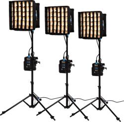 NANLITE PavoSlim 60B LED Panel 3-Light Kit With Stand