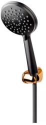 FDesign Set de dus FDesign Hotspring cu porter si para 3 functii negru - rose gold (FDSFD2-101-25)