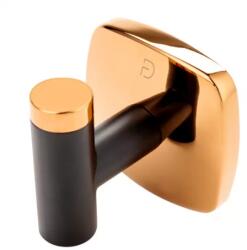 FDesign Cuier simplu FDesign Merida negru-rose gold (FDSFD6-MRD07-25) Agatator cuier