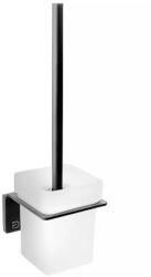 FDesign Perie WC cu suport FDesign Piazza negru mat (FDSFD6-PZA-06-22)