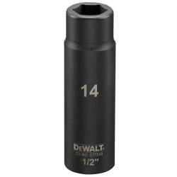 DEWALT 14 mm 1/2" dugókulcs (mély) (DT7548-QZ)