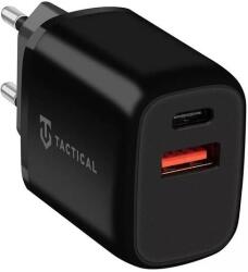 Tactical TA126183 Tactical USB-A+C töltő adapter PD 20W fekete (126183) (TA126183)