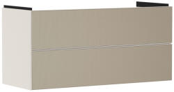 Hansgrohe Xevolos E 2 fiókos mosdószekrény 118x47, 5 cm, matt homok / texturált bronz 54185390 (54185390)