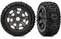 Traxxas kerék 3.0", szürke felni, Sledgehammer gumiabroncs (2) (TRA9073)