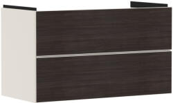 Hansgrohe Xevolos E 2 fiókos mosdószekrény 98x47, 5 cm, matt homok / sötét tölgy 54182730 (54182730)