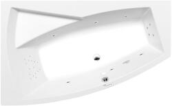 Sapho POLYSAN EVIA aszimmetrikus kád, balos, Highline Hydro, 160x100x47cm, króm (11611.5010) (11611.5010)