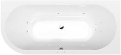 Sapho POLYSAN VIVA R 185 kád, jobbos, Active Hydro, 185x80x47cm, króm (72129.1010) (72129.1010)