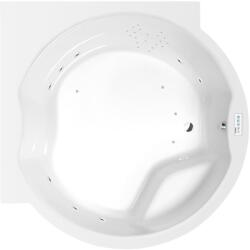Sapho POLYSAN ROYAL sarok kád, Highline Hydro, 173x173x49cm, króm (74211.5010) (74211.5010)