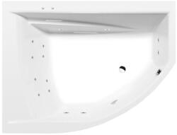 Sapho POLYSAN TANDEM aszimmetrikus kád, balos, Active Hydro, 170x130x50cm, króm (96611.1010) (96611.1010)