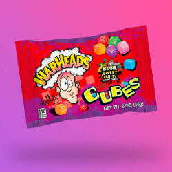 Warheads Sour Cubes savanyú kocka rágós gumicukor 56g - pepita