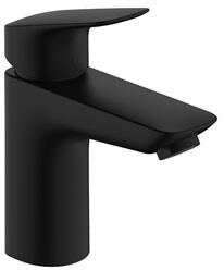 Hansgrohe Logis 100, Push-Open lefolyógarnitúrával, egykaros mosdócsaptelep , matt fekete (HG-71107670)