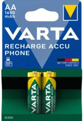 VARTA PHONE AKKUMULÁTOR CERUZA/ AA 1600 MAH BL2 - 58399(2 db/bliszter)