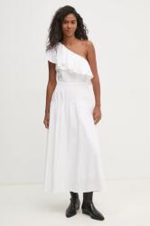 Pedro del Hierro ruha vászonkeverékből fehér, maxi, harang alakú, 3818442 - fehér S