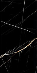 NG Kutahya Seramik Gresie tip marmura, Nox Black Crystal Rec, 60x120 cm, 55016603RN, rectificata, negru, finisaj lucios, 2.17mp cut (8697819040277)