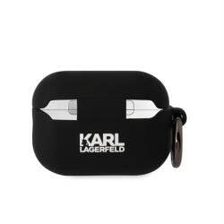 Karl Lagerfeld 3D Logo NFT Karl and Choupette Silicone Apple AirPods Pro 2 tok, fekete (KLAP2RUNKC) - phoner