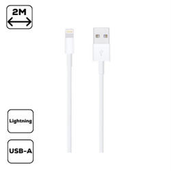 Cellect USB / Lightning töltő- és adatkábel, 2m, fehér (MDCU-IPH-W2M)