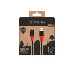 Tactical Recce 3: 20 Garmin USB-A töltőkábel, fekete/piros (57983120466) - phoner
