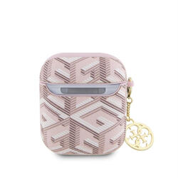 Guess PU G Cube Charm Apple AirPods 1/2 tok, rózsaszín (GUA2PGCE4CP) - phoner