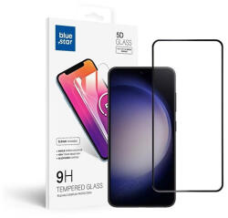 Blue Star Samsung Galaxy S23 teljes kijelzős kijelzővédő üvegfólia, fekete - phoner