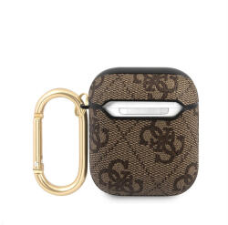 Guess 4G Script PC/PU Apple AirPods 1/2 tok, barna (GUA24GSMW) - phoner