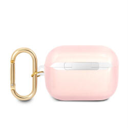 Guess Printed Stripe Apple Airpods Pro tok, rózsaszín (GUAPHHTSP) - phoner