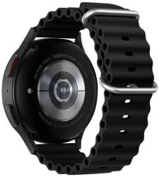 Forcell F-Design FS01 Samsung Galaxy Watch 20mm szíj, fekete - phoner