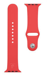 Tactical 498 Apple Watch 1/2/3/4/5/6/7/8/9/10/SE 42/44/45mm szilikon szíj, piros (2445830) - phoner