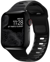Nomad Sport Apple Watch 42/44/45/49mm szíj, fekete (NM1AM10000) - phoner