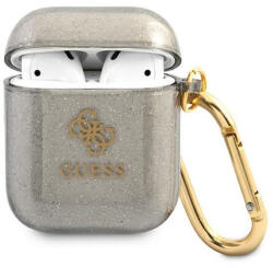 Guess Glitter Collection Apple AirPods 1/2 tok, fekete - phoner