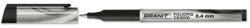 GRANIT Alkoholos marker, OHP, 0, 4 mm, GRANIT "M854", fekete (TGM854FK) - tintasziget