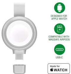 4smarts Apple Watch MFi wireless gyorstöltő, ezüst (4S541000)