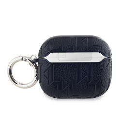 Karl Lagerfeld PU Embossed Karl Head Apple AirPods 3 tok, fekete (KLA3PGKIPK) - phoner