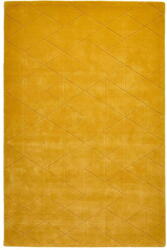 Think Rugs Kasbah mustársárga gyapjú szőnyeg, 150 x 230 cm - Think Rugs