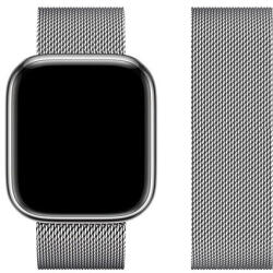  Forcell F-Design FA03 Apple Watch 38/40/41mm szíj, ezüst - phoner