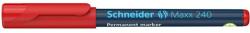 Schneider Alkoholos marker, 1-2 mm, kúpos, SCHNEIDER "Maxx 240", piros (TSC240P) - tintasziget