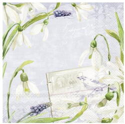 IHR Papír szalvéta készlet 20 db-os Little Snowdrops - IHR - bonami - 1 750 Ft