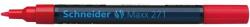 Schneider Lakkmarker, 1-2 mm, SCHNEIDER "Maxx 271", piros (TSC271P) - tintasziget
