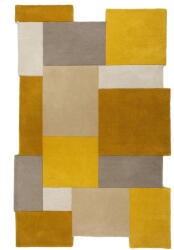 Flair Rugs Collage sárga-bézs gyapjú szőnyeg, 150 x 240 cm - Flair Rugs