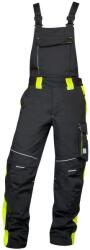 ARDON Salopetă de lucru cu pieptar NEON - Neagră / galbenă | 70 (H6402/70)