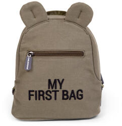 Childhome My First Bag" Gyermek Hátizsák - Vászon - Khaki