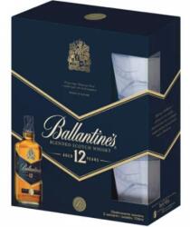Ballantine's 12 years Blended Scotch DD. + 2 pohár (40%, 0, 7 L)