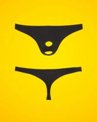 Svenjoyment Showmaster - Tanga férfiaknak (fekete) M