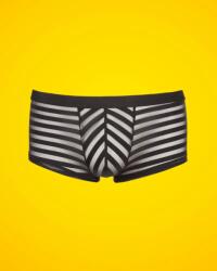 Svenjoyment - Áttetsző, csíkos boxer (fekete) M