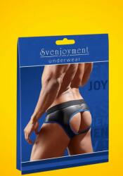 Svenjoyment - Nyitott Jock alsó (fekete-kék) S