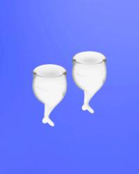 Satisfyer Feel Secure - 2 db intimkehely (színtelen)