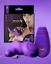 NMC Double - Mellbimbó vibrátor - 1 pár (lila)